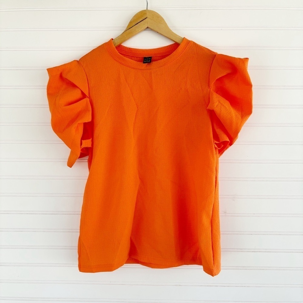 Puff‎ sleeve blouse Size L 8/10 New